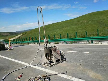 福绵公路地基基础注浆加固